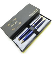 Wings Dual Dt246 Parlak Lacivert Altın Dolma Kalem
