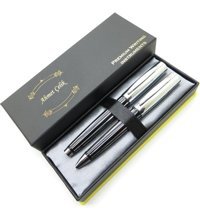Wings Twin Deluxe Dt374 Krom Çizgili Dolma Kalem
