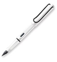 Lamy Safari Siyah Renk Klipsli Beyaz 19Bs-M Dolma Kalem