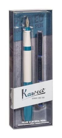 Kaweco Perkeo Krem/Turkuaz F Uc Set Dolma Kalem