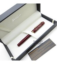 Scrikss 419 Bordo Altın - Scrikss Dolma Kalem