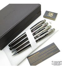 Scrikss 35 4'lü Set Titanium Deri Dolma Kalem