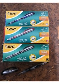 Bic Tek Kullanımlık Siyah 1 Adet Dolma Kalem