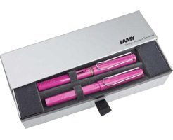 Lamy Safari Parlak Pembe Seti 13P-M Dolma Kalem