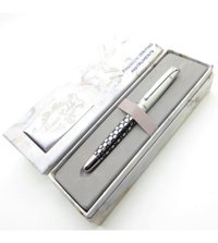 Wings Marble Deluxe D421 Parlak Krom Puantiyeli m Dolma Kalem