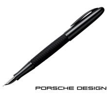 Porsche Desıng Tecflex Siyah-Çelik P3110 Dolma Kalem