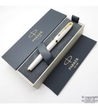 Parker Premium Beyaz Altın Desenli l Dolma Kalem