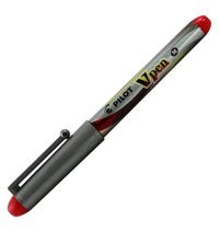 Pilot V-Pen Silver Kullan-At M Kırmızı Dolma Kalem