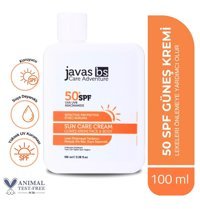 Javas Bs Care Adventure 50 Faktör Tüm Ciltler İçin Leke Karşıtı Nemlendirici Yaşlanma Karşıtı Yağsız Suya Dayanıklı Yüz Ve Vücut Güneş Kremi 100 ml