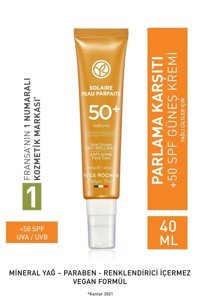 Yves Rocher 50 Faktör Yağlı Ciltler İçin Nemlendirici Suya Dayanıklı Yüz ve Vücut Güneş Kremi 40 ml