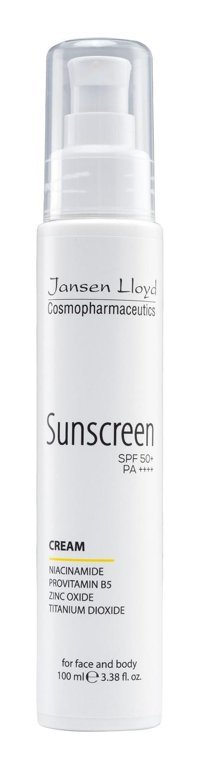 Jansenlloyd 50 Faktör Tüm Ciltler İçin Nemlendirici Suya Dayanıklı Yüz Güneş Kremi 50 ml
