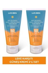 Luis Bien 50 Faktör Tüm Ciltler İçin Leke Karşıtı Nemlendirici Suya Dayanıklı Yüz Güneş Kremi 50 ml