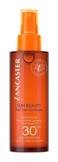 Lancaster Sun Beauty Satin 30 Faktör Tüm Ciltler İçin Nemlendirici Suya Dayanıklı Yüz Güneş Kremi 150 ml