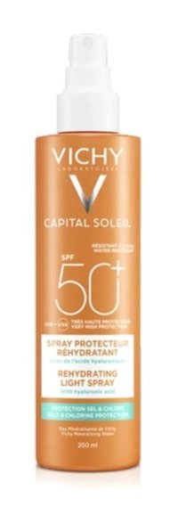 Vichy Soleil 50 Faktör Tüm Ciltler İçin Leke Karşıtı Nemlendirici Yağsız Suya Dayanıklı Yüz Güneş Kremi 200 ml