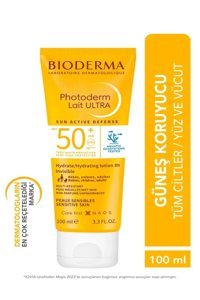 Bioderma Photoderm 50 Faktör Tüm Ciltler İçin Leke Karşıtı Nemlendirici Yağsız Suya Dayanıklı Yüz Güneş Kremi 100 ml