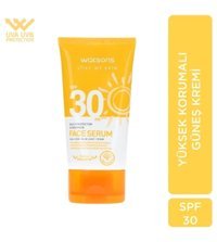 Watsons Face Serum 30 Faktör Tüm Ciltler İçin Leke Karşıtı Nemlendirici Yağsız Suya Dayanıklı Yüz Güneş Kremi 50 ml