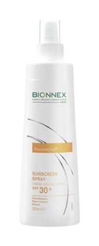 Bionnex 30 Faktör Tüm Ciltler İçin Leke Karşıtı Nemlendirici Yağsız Suya Dayanıklı Yüz ve Vücut Güneş Kremi 200 ml