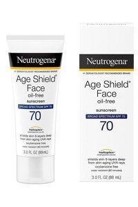 Neutrogena Age Shield Face 70 Faktör Tüm Ciltler İçin Leke Karşıtı Nemlendirici Yağsız Suya Dayanıklı Yüz Güneş Losyonu 88 ml