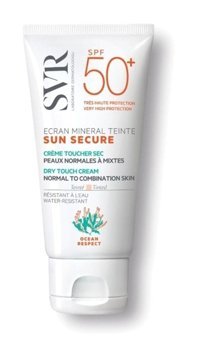 Svr Sun Secure Renkli 50 Faktör Tüm Ciltler İçin Nemlendirici Kapatıcılı Suya Dayanıklı Yüz Güneş Kremi 60 ml