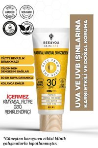 Bee & You From The Fascinating Anatolialand 30 Faktör Tüm Ciltler İçin Nemlendirici Suya Dayanıklı Vücut Güneş Kremi 80 ml