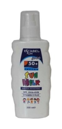Escabel Sun 50 Faktör Tüm Ciltler İçin Nemlendirici Suya Dayanıklı Yüz ve Vücut Güneş Kremi 200 ml
