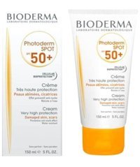 Bioderma Photoderm Spot 50 Faktör Yağlı Ciltler İçin Leke Karşıtı Nemlendirici Yağsız Suya Dayanıklı Yüz Ve Vücut Güneş Kremi 150 ml