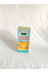 Balkanlıoğlu Kids 50 Faktör Tüm Ciltler İçin Nemlendirici Suya Dayanıklı Yüz Güneş Kremi 50 ml