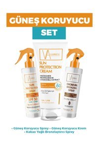 Va Cosmeti̇c 50 Faktör Tüm Ciltler İçin Leke Karşıtı Nemlendirici Yağsız Suya Dayanıklı Yüz ve Vücut Güneş Kremi 50 ml