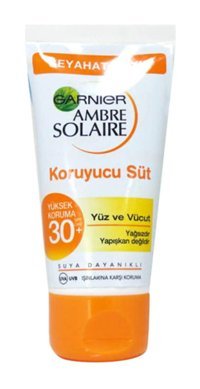 Garnier 30 Faktör Tüm Ciltler İçin Leke Karşıtı Nemlendirici Yağsız Suya Dayanıklı Yüz ve Vücut Güneş Kremi 50 ml