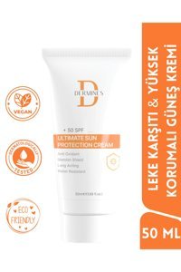 Dermines Ultimate Sun Protection 50 Faktör Tüm Ciltler İçin Leke Karşıtı Nemlendirici Suya Dayanıklı Yüz Güneş Kremi 50 ml