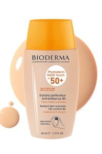 Bioderma Photoderm Nude 50 Faktör Tüm Ciltler İçin Leke Karşıtı Nemlendirici Yağsız Suya Dayanıklı Yüz ve Vücut Güneş Kremi 40 ml
