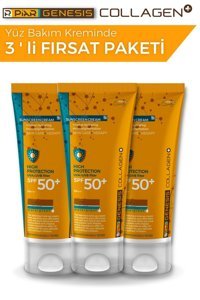 Piar Genesis Renkli 50 Faktör Tüm Ciltler İçin Leke Karşıtı Nemlendirici Kapatıcılı Suya Dayanıklı Yüz ve Vücut Güneş Kremi 75 ml