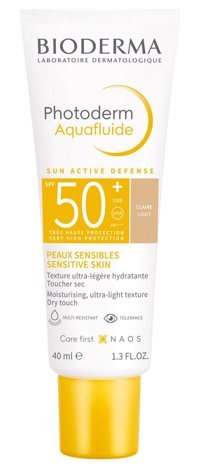 Bioderma Photoderm Aquafluide Renkli 50 Faktör Hassas Ciltler İçin Leke Karşıtı Nemlendirici Yaşlanma Karşıtı Yağsız Suya Dayanıklı Yüz ve Vücut Güneş Kremi 40 ml