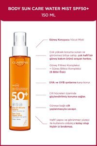 Clarins Sun Care 50 Faktör Tüm Ciltler İçin Nemlendirici Suya Dayanıklı Vücut Güneş Kremi 150 ml