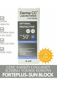 Derma Cc Laboratories 50 Faktör Tüm Ciltler İçin Leke Karşıtı Nemlendirici Yağsız Suya Dayanıklı Yüz ve Vücut Güneş Kremi 50 ml