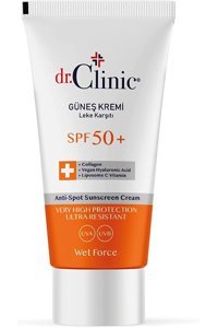 Dr.Clining 50 Faktör Tüm Ciltler İçin Leke Karşıtı Nemlendirici Suya Dayanıklı Yüz Güneş Kremi 50 ml