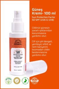 Ti̇je Botani̇cal 50 Faktör Tüm Ciltler İçin Nemlendirici Suya Dayanıklı Yüz Güneş Kremi 100 ml