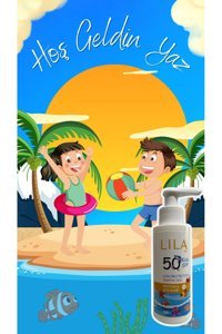 Lila Soft 50 Faktör Tüm Ciltler İçin Leke Karşıtı Nemlendirici Yağsız Suya Dayanıklı Yüz ve Vücut Güneş Kremi 100 ml
