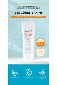 Jinyyum Kolajen 50 Faktör Tüm Ciltler İçin Leke Karşıtı Nemlendirici Aydınlatıcı Yağsız Suya Dayanıklı Yüz ve Vücut Güneş Kremi 70 ml