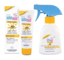 Sebamed 50 Faktör Tüm Ciltler İçin Leke Karşıtı Nemlendirici Yağsız Suya Dayanıklı Yüz ve Vücut Güneş Kremi 200 ml