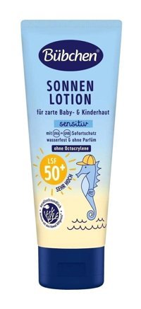 Bübchen 50 Faktör Tüm Ciltler İçin Nemlendirici Suya Dayanıklı Yüz Güneş Losyonu 100 ml