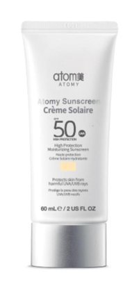 Atomy 50 Faktör Tüm Ciltler İçin Leke Karşıtı Nemlendirici Yağsız Suya Dayanıklı Yüz ve Vücut Güneş Kremi 50 ml