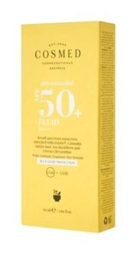 Cosmed Sun 50 Faktör Tüm Ciltler İçin Leke Karşıtı Nemlendirici Yağsız Suya Dayanıklı Yüz ve Vücut Güneş Kremi 50 ml