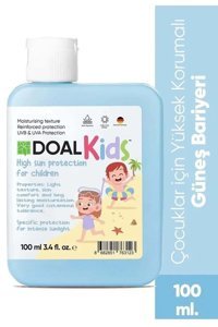 Doal 50 Faktör Tüm Ciltler İçin Nemlendirici Suya Dayanıklı Yüz Güneş Kremi 100 ml