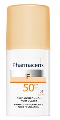 Pharmaceris Protective Corrective Foundation 50 Faktör Tüm Ciltler İçin Leke Karşıtı Nemlendirici Yağsız Suya Dayanıklı Yüz ve Vücut Güneş Kremi 50 ml