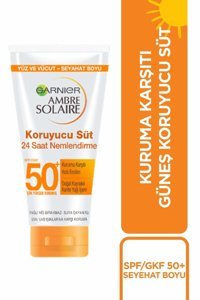 Garnier 50 Faktör Tüm Ciltler İçin Leke Karşıtı Nemlendirici Yağsız Suya Dayanıklı Yüz ve Vücut Güneş Kremi 50 ml