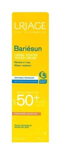Uriage Bariesun Tinted 50 Faktör Tüm Ciltler İçin Nemlendirici Suya Dayanıklı Yüz Güneş Kremi 50 ml