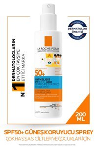 La Roche Posay Anthelios 50 Faktör Tüm Ciltler İçin Nemlendirici Suya Dayanıklı Yüz Güneş Kremi 200 ml