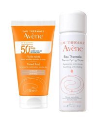 Avene Renkli 50 Faktör Tüm Ciltler İçin Leke Karşıtı Nemlendirici Yağsız Suya Dayanıklı Yüz ve Vücut Güneş Kremi 50 ml