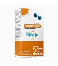 Ri̇na Rinalin 50 Faktör Tüm Ciltler İçin Nemlendirici Suya Dayanıklı Yüz Güneş Kremi 150 ml